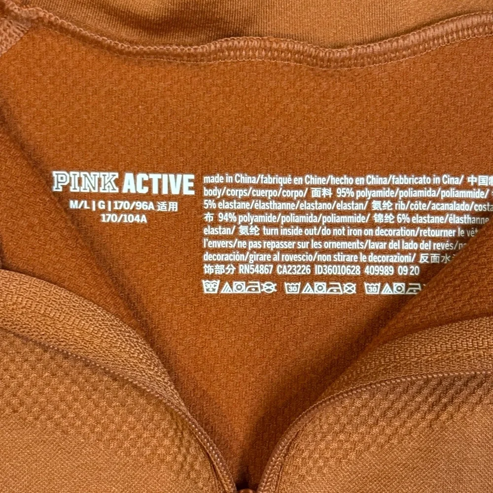 Pink Active Rust Orange Jacket size m/L - Picture 3 of 3